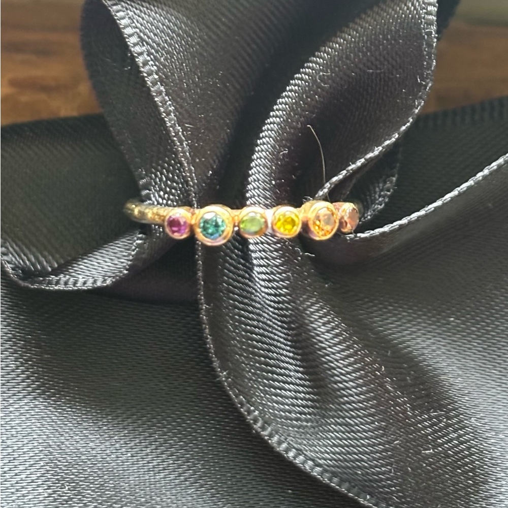 Kate Maller Diamond Wedding Band JUST THE RAINBOW BAND